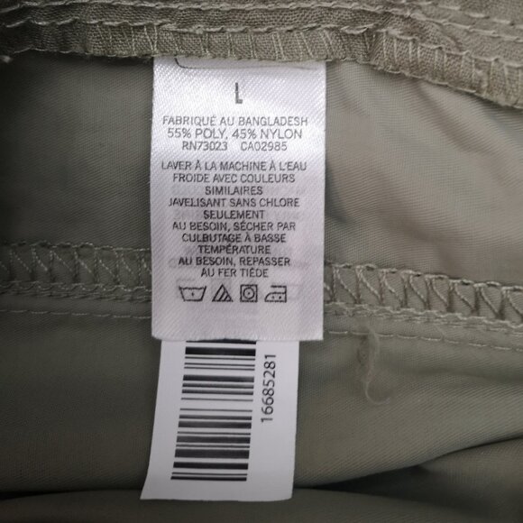 Aeropostale Men's Size Large Army Green Lightweight Wide Leg Cargo Pants - Picture 5 of 12